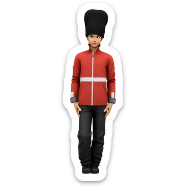 boy in hat on white sticker