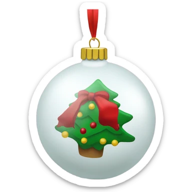 cristmas ornament  sticker