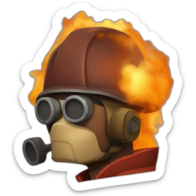 Pyro from Team fortress 2 sticker