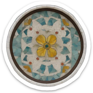 Inlay mosaic  window sticker