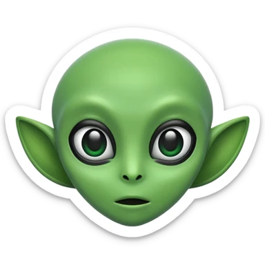 generate an alien emoji sticker