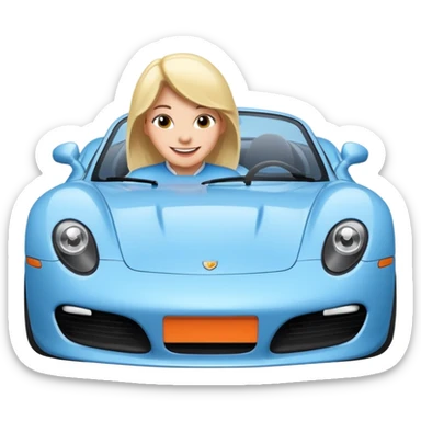 sally carrera from cars movie sticker