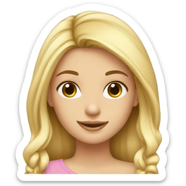 two--girls-best-friends-darkhair-blonde sticker