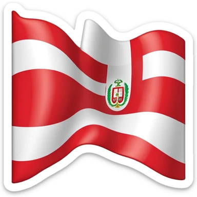 Peru flag sticker