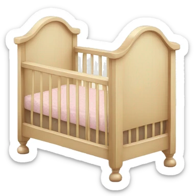 cute Baby crib sticker