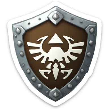 Hylian shield sticker