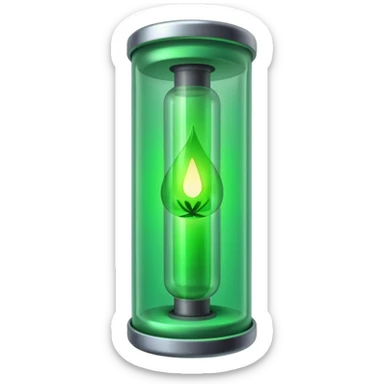 Uranium like inside a tube that we see on tiktok sticker