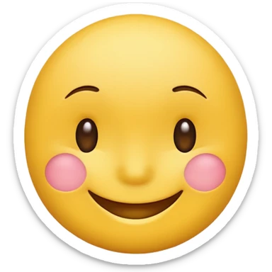 Profile smilie side eyed sticker