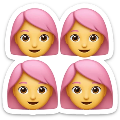 🎥 bu emojiyi pembe yap sticker