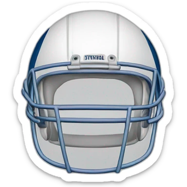 Blueprint nfl football sticker