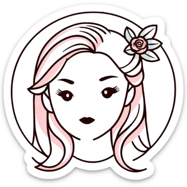 beauty salon network sticker