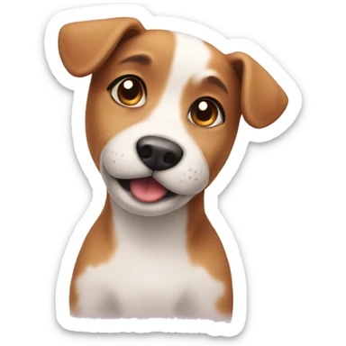 Cute dog sticker