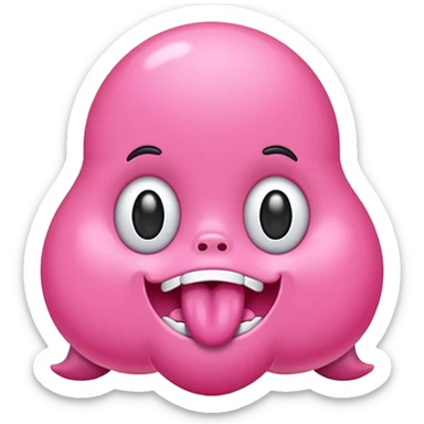 Chicle rosado sticker