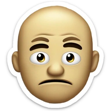 Money that has a grossed out facial expression  sticker