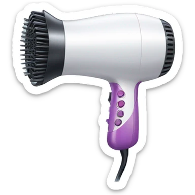 hair dryer sticker
