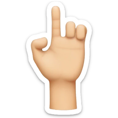 pop finger point tap sticker