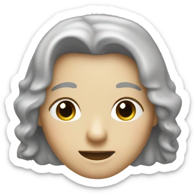 a light grey bow sticker