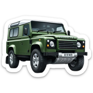 Landrover defender sticker
