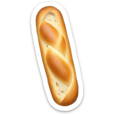 A baguette like an infinite symbol sticker
