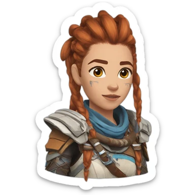 Aloy horizon zero dawn sticker