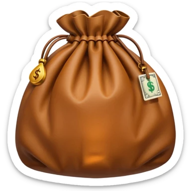 money bag emoji with no sign  sticker