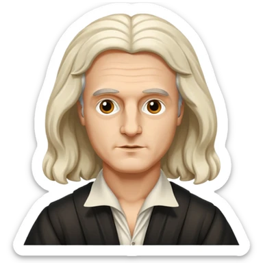 isaac-newton sticker