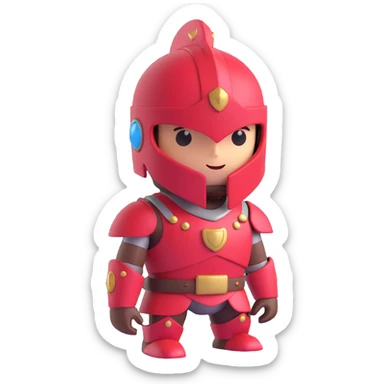 arabica coffee bean in 3D style as a Roman gladiator with helmet, armor, brave expression, 7x4 cm proportion sticker