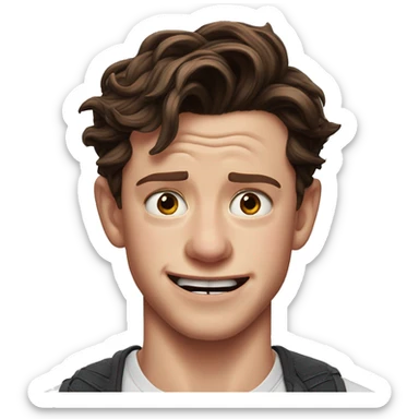 tom holland cry sticker