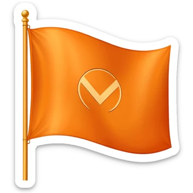 Make emoji use orange flag and 🪯 thise emoji,emoji fit in flage this 🪯 sticker