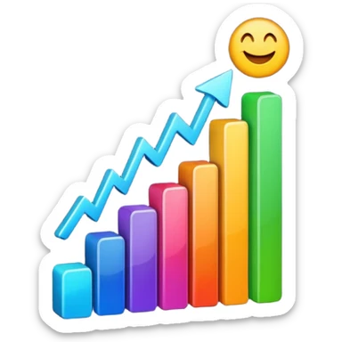 Graph growth sticker