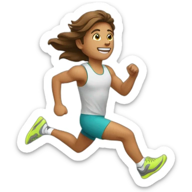 run sticker