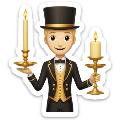 Character in Beauty and the Beast: Candlestick Butler Lumia sticker