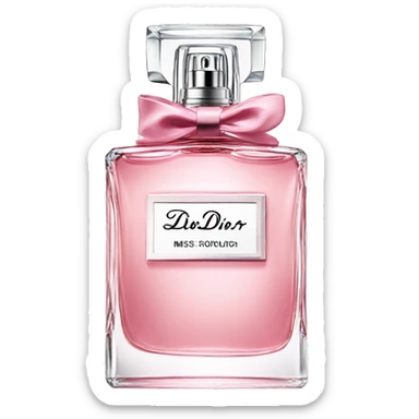 Miss dior perfume sticker