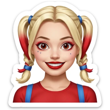 harley quinn margot robbie sticker