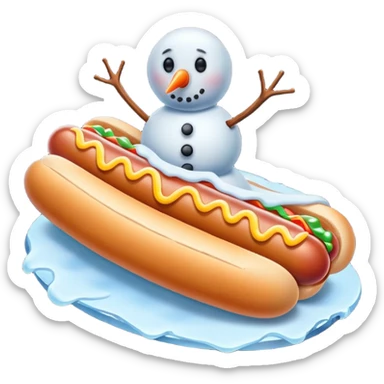 🌭❄️🥶☃️ sticker