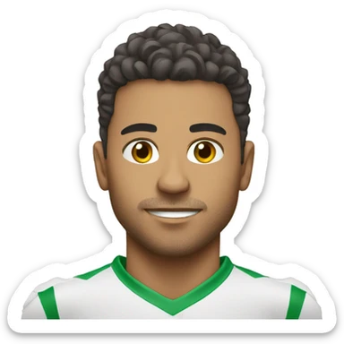 Football player from Algeria sticker