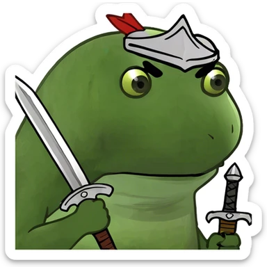 Giant tower with swords sticker