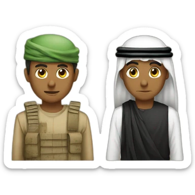 Yemen and saudi war sticker