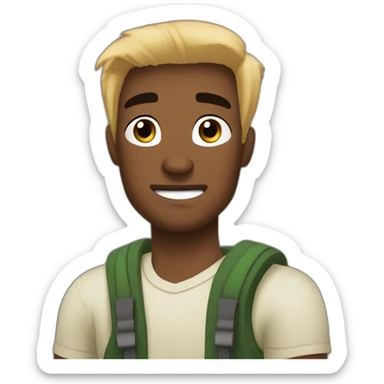 Chris McLean from Total Drama Island sticker