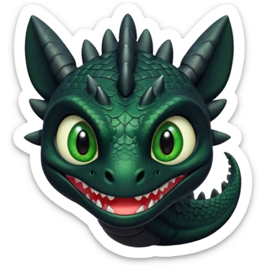 Dragón chimuelo sticker
