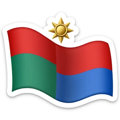 Drapeu rom(gitan) sticker