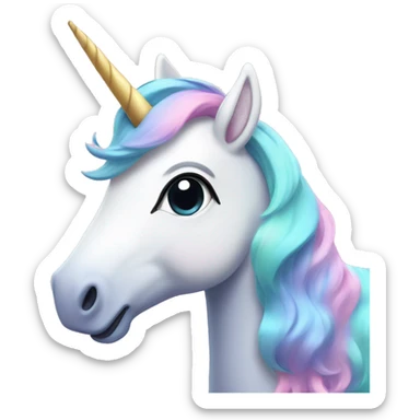 Pastel de unicornio  sticker
