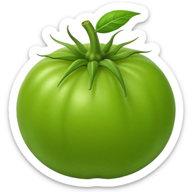 green tomato sticker