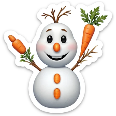 Olaf from the Frozen movie sticker