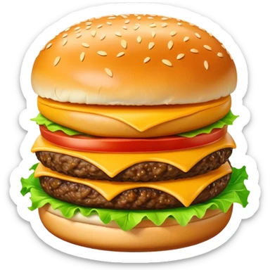 cheeseburger sticker