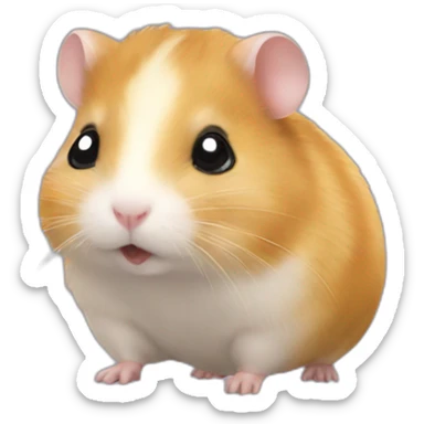 Hamster from Baku sticker