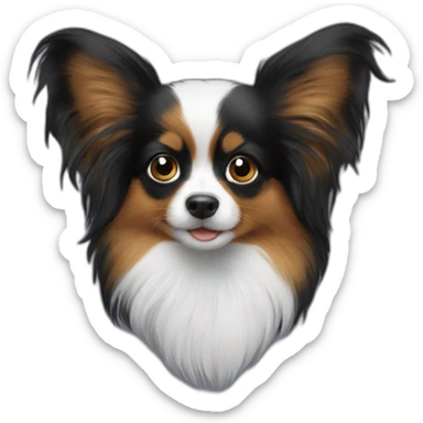 Papillon de nuit sticker