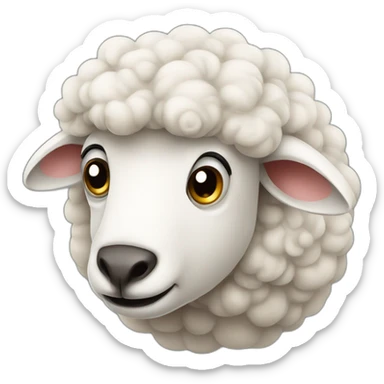 stubborn sheep sticker