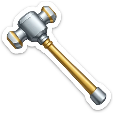 Judgement hammer sticker