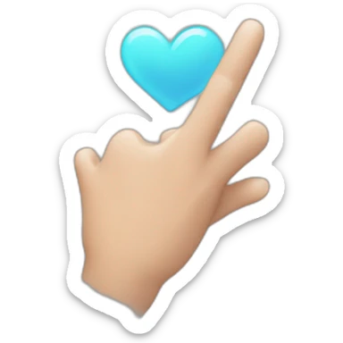 mano con pulgar hacia arriba sticker